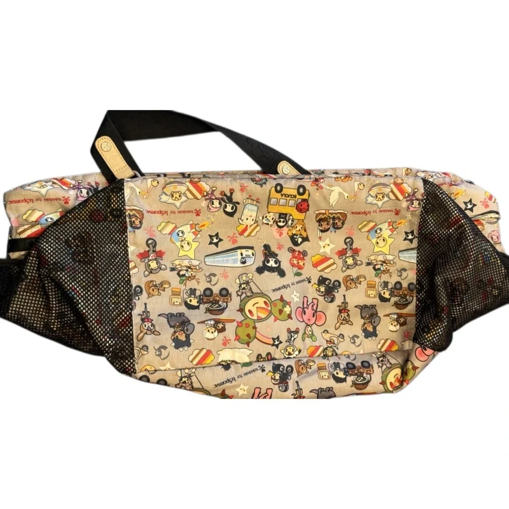 Tokidoki x LeSportsac Buon Viaggio Trasporto Women's Y2K Kawaii Rainbow Zip Tote